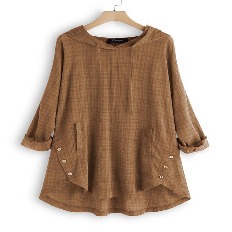 Top De Mujer Corsé Casual Con Botón De Lino