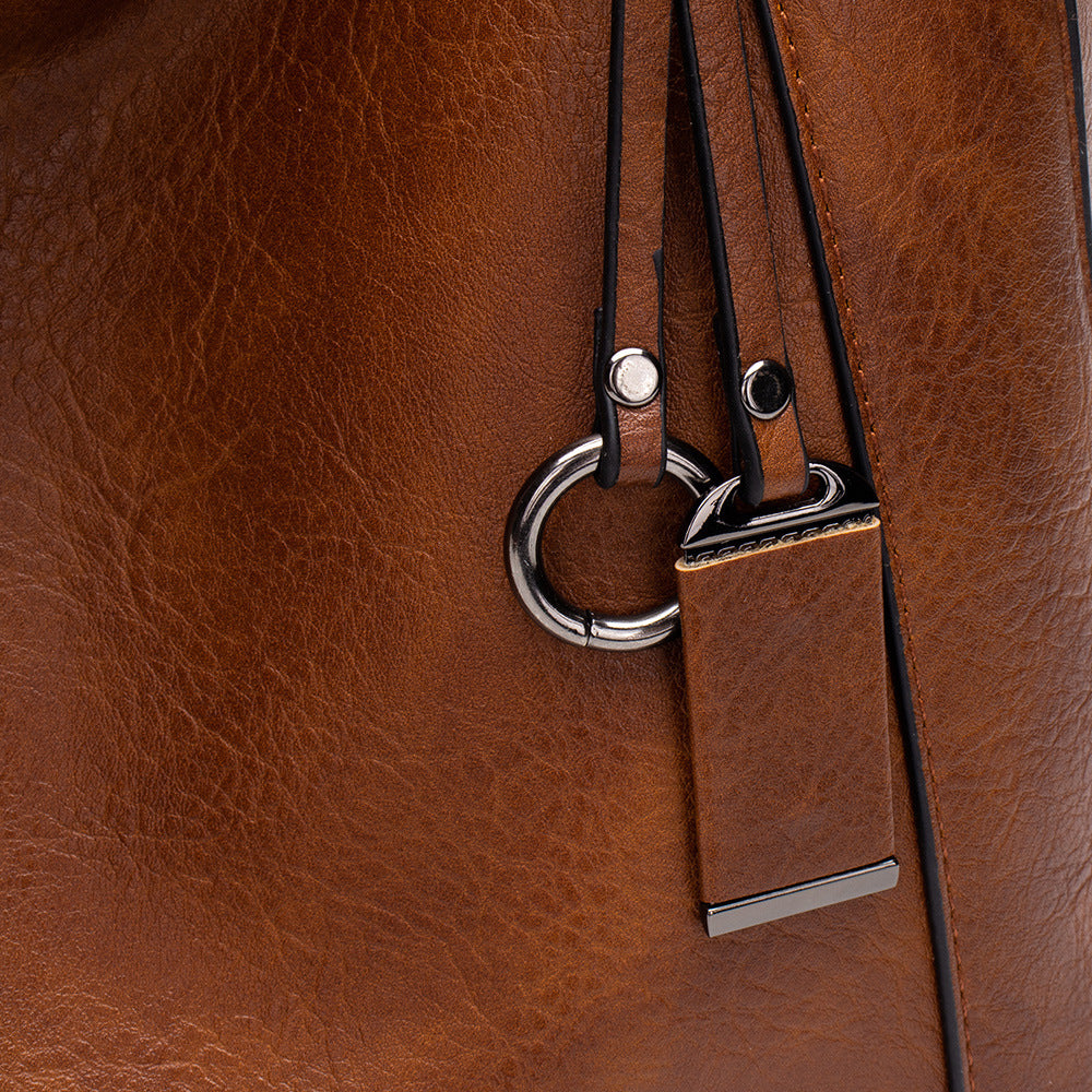 [W-Bolso] Portátil 2022 Nuevo Bolso De Madre Para Niños Bolso De Mensajero De Moda De Gran Capacidad Bolso De Viaje De Cuero Suave