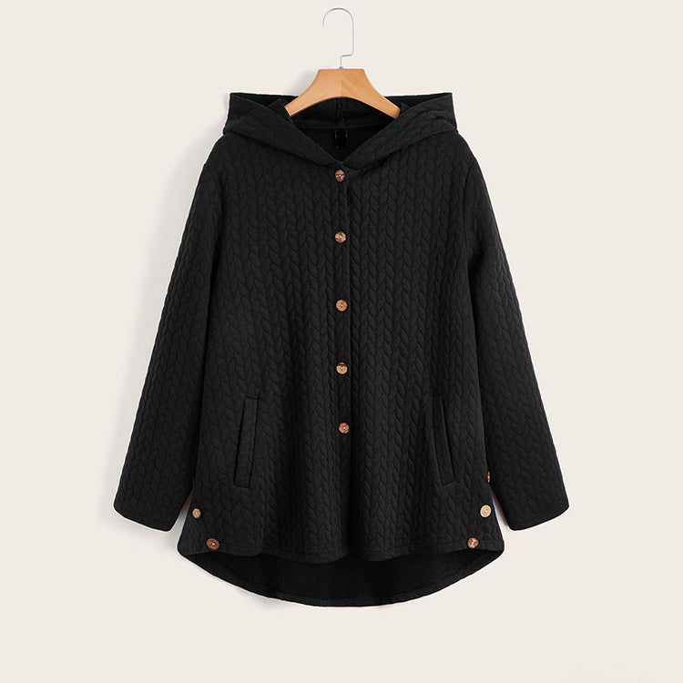 Es Una Chaqueta Retro De Primavera Y Otoño De Temperamento De Cáñamo Grueso De Algodón De Cáñamo Grueso Suelta De Longitud Media Amplia Y Suelta