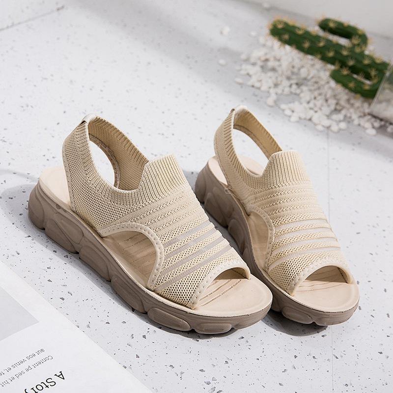 Zapatos de playa con suela blanda y malla voladora de nuevo estilo - MXbueno