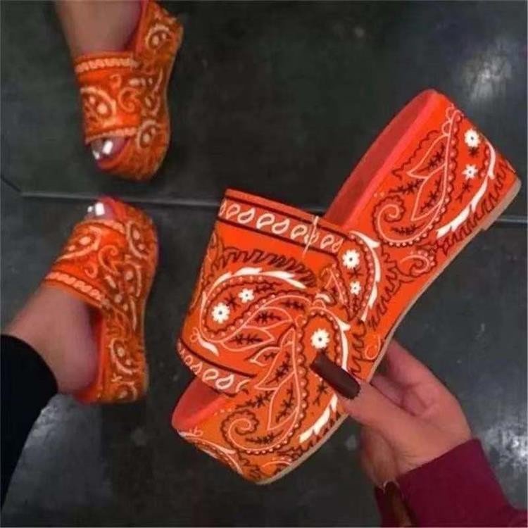 [W-Zapato] 2022 Verano Nuevo Cómodo Fondo Plano Punta Abierta