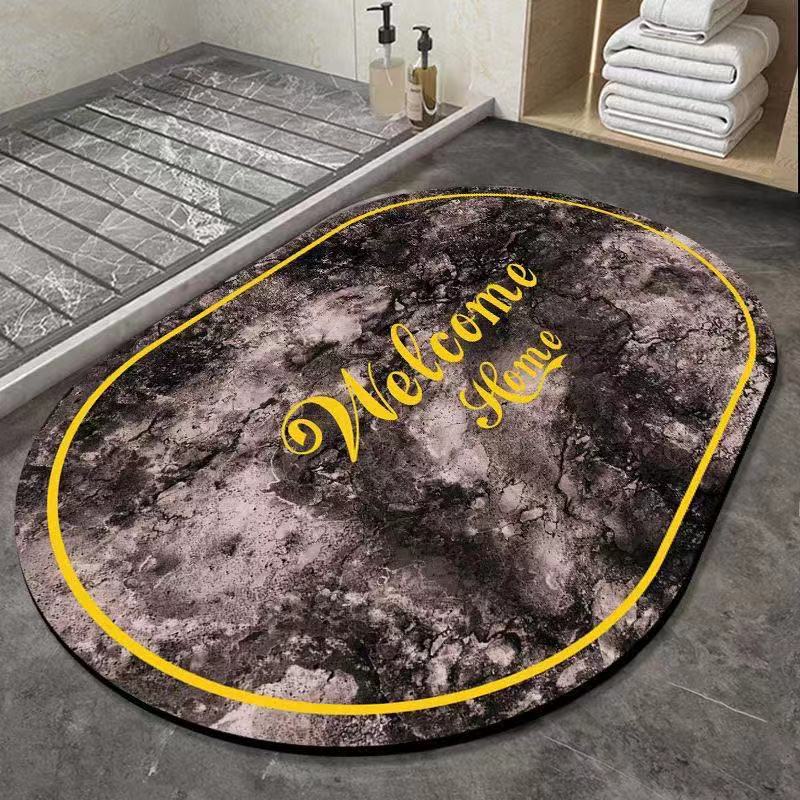 Nuevo Estilo Alfombra De Barro De Diatomeas Inodoro Baño Cocina Puerta Estera De La Puerta Estera Absorbente De Secado Rápido