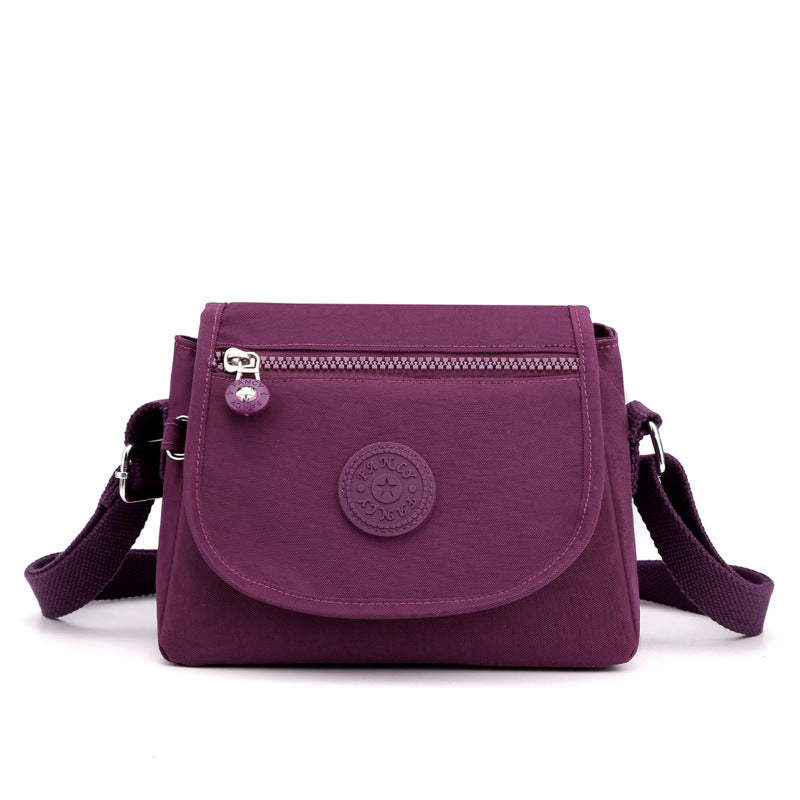 [W-Bolso] La Bolsa De Hombro De La Mujer Se Lava Con Oxford Y La Bolsa Es Simple.