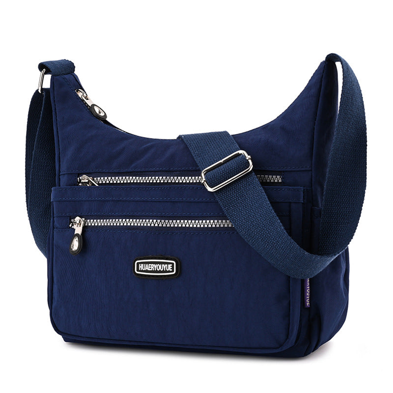 [W-Bolso] Bandolera De Un Solo Hombro Bolsa De Nailon Repelente Al Agua