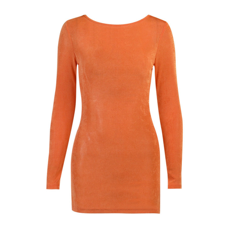 Vestido Sexy Con Tirantes Halter