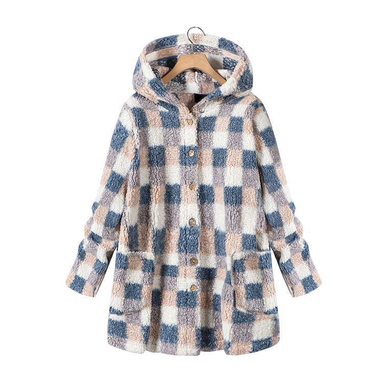 Cortavientos Fino De Algodón Modal De Polar De Doble Cara Con Capucha Larga