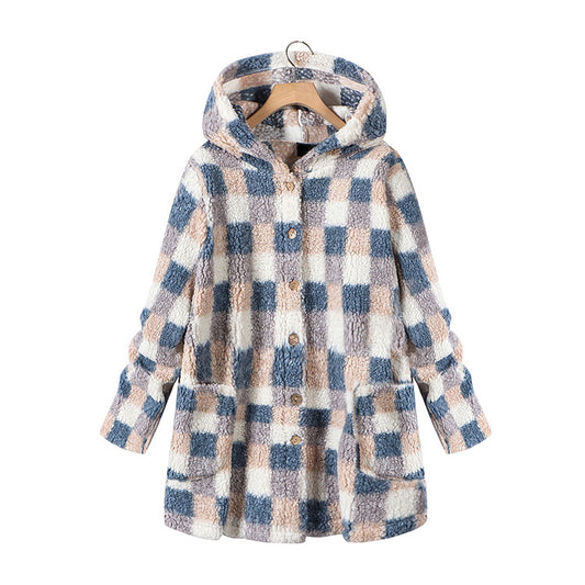 Cortavientos Fino De Algodón Modal De Polar De Doble Cara Con Capucha Larga