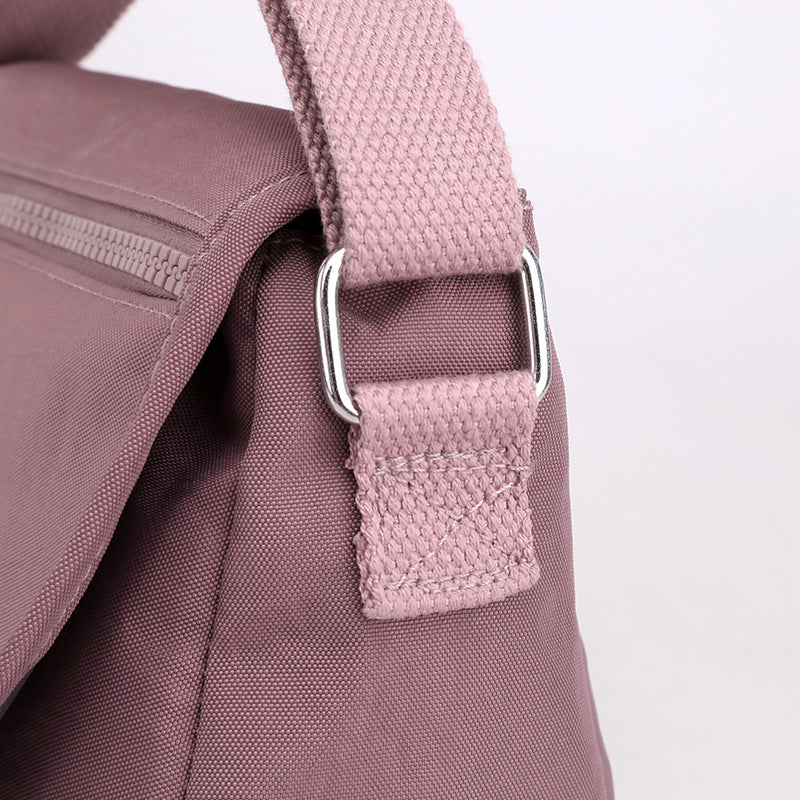 [W-Bolso] La Bolsa De Hombro De La Mujer Se Lava Con Oxford Y La Bolsa Es Simple.