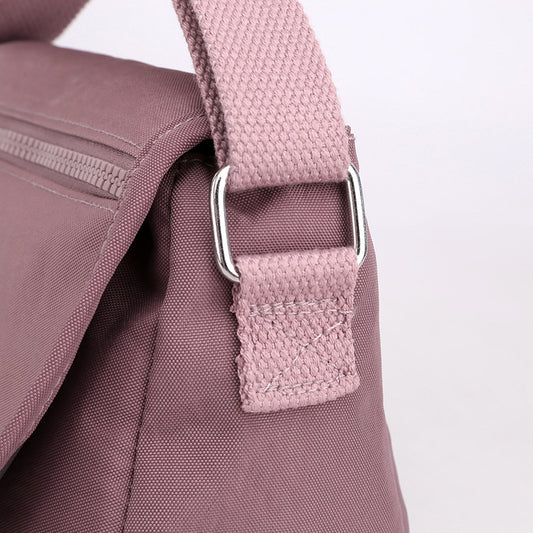 [W-Bolso] La Bolsa De Hombro De La Mujer Se Lava Con Oxford Y La Bolsa Es Simple.