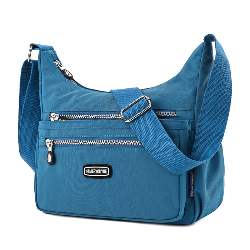 [W-Bolso] Bandolera De Un Solo Hombro Bolsa De Nailon Repelente Al Agua