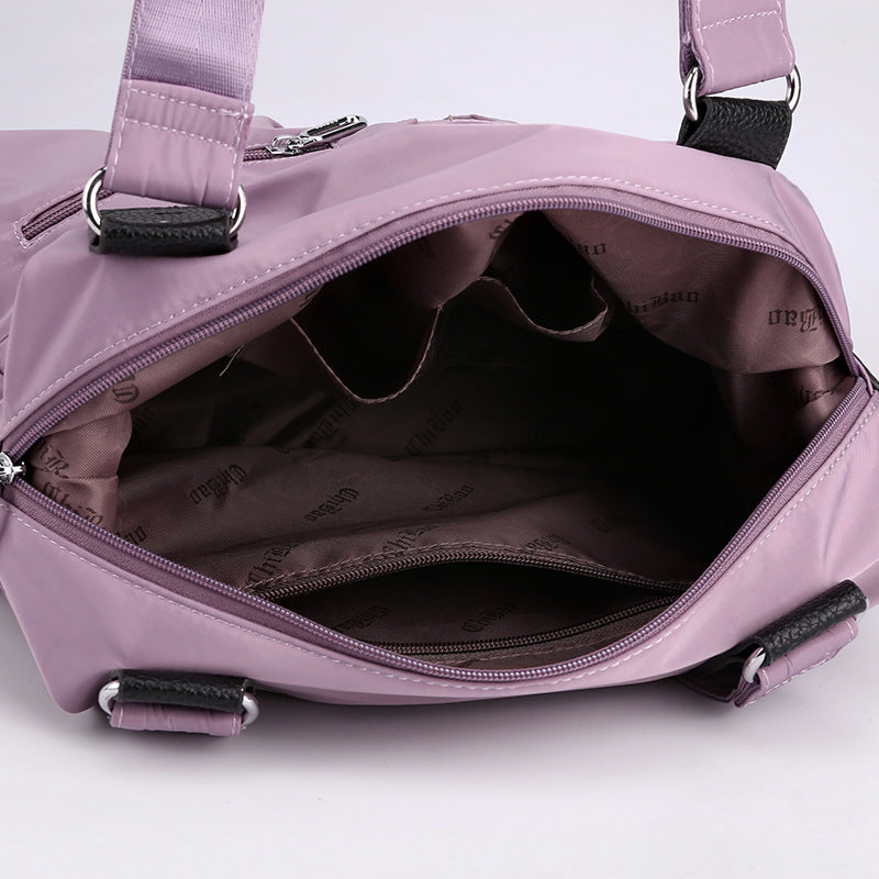 [W-Bolso] Conocimiento De Embarque A Mano Impermeable Bolso De Mamá Tote