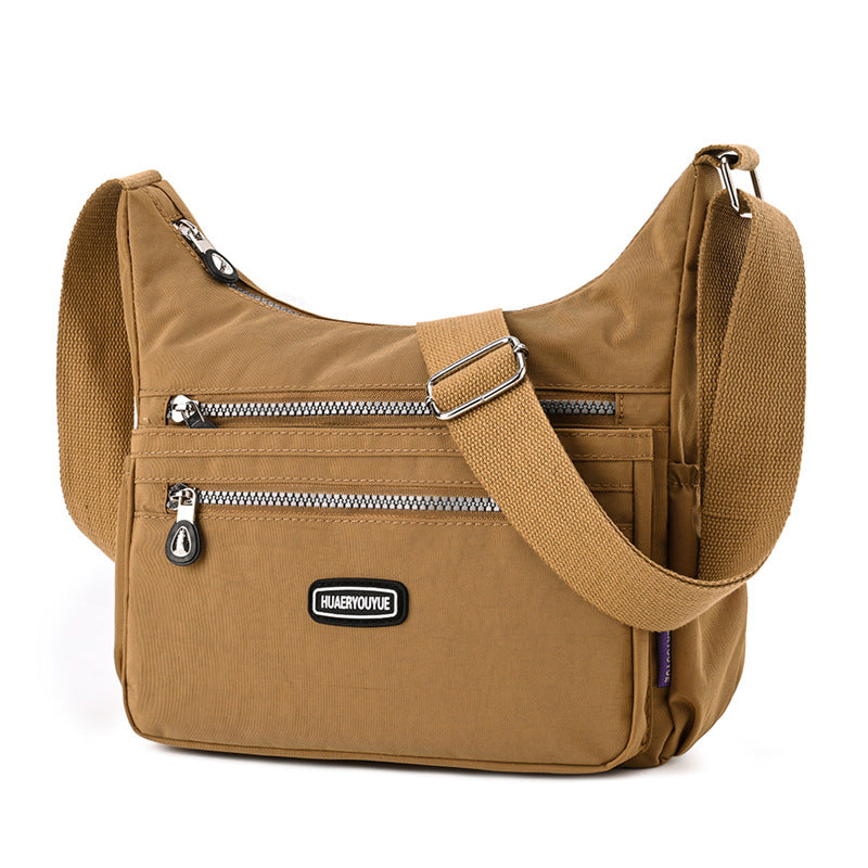 [W-Bolso] Bandolera De Un Solo Hombro Bolsa De Nailon Repelente Al Agua