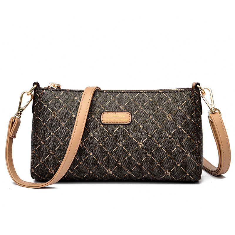 [W-Bolso] Bolso Bandolera De Mujer De Embrague Ligero Clásico Vintage