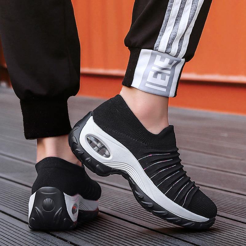 Mujer Zapatos cómodos para caminar con malla transpirable y sin cordones - MXbueno