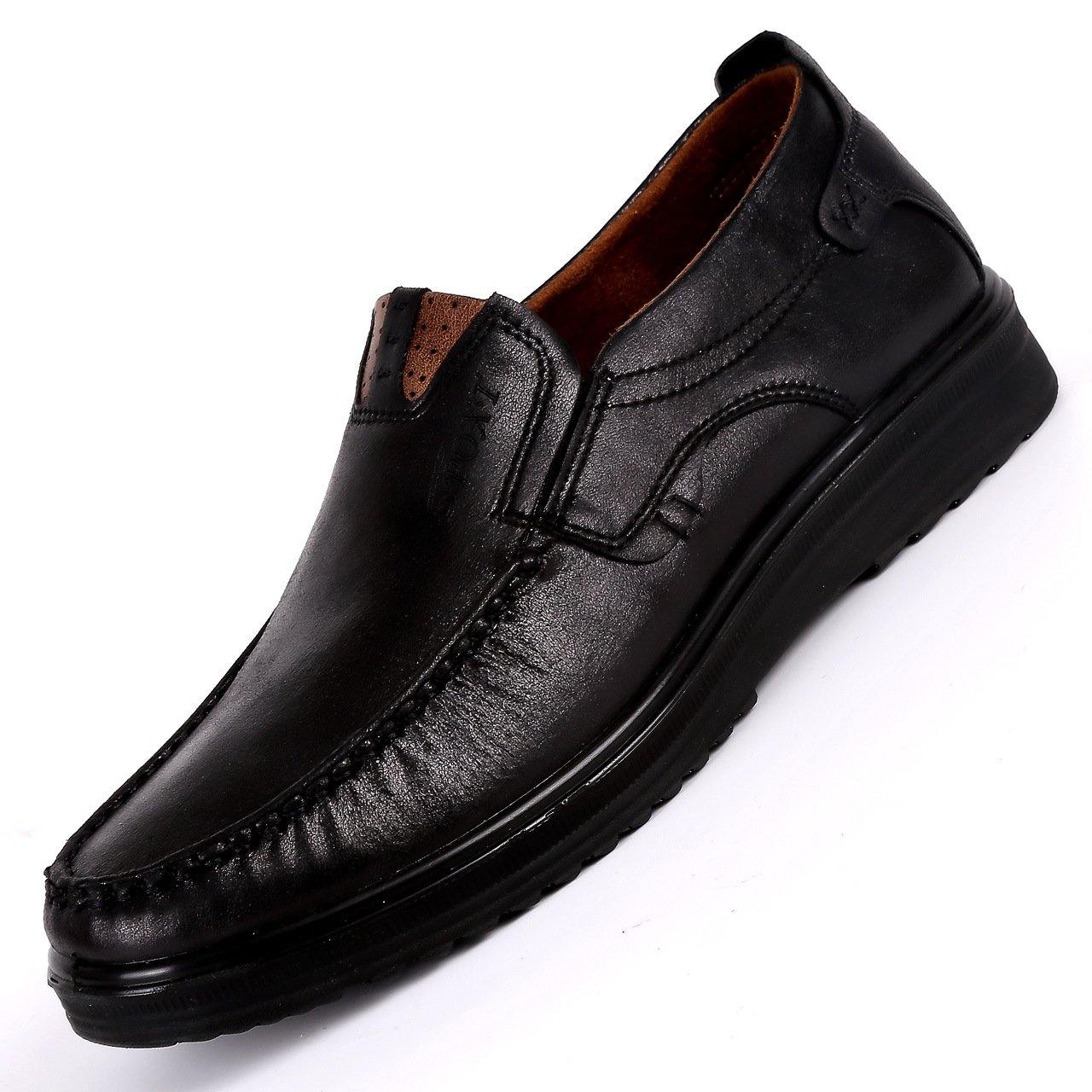 Zapatos casuales de color retro con suela blanda de talla grande para hombres - MXbueno