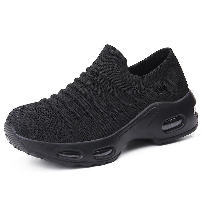 Mujer Letra Patrón Zapatillas de deporte casuales deportivas de tela transpirables - MXbueno