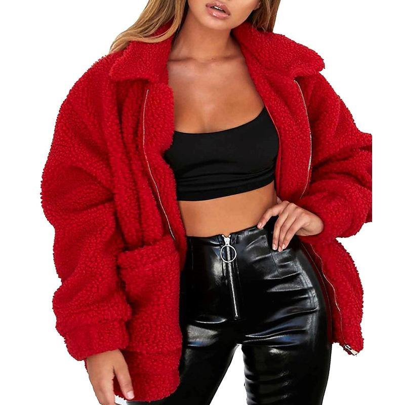 Nueva Chaqueta casual Esponjoso para mujer en este invierno - MXbueno