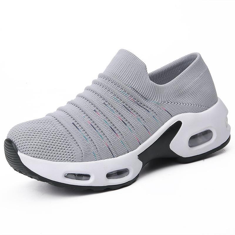 Mujer Letra Patrón Zapatillas de deporte casuales deportivas de tela transpirables - MXbueno