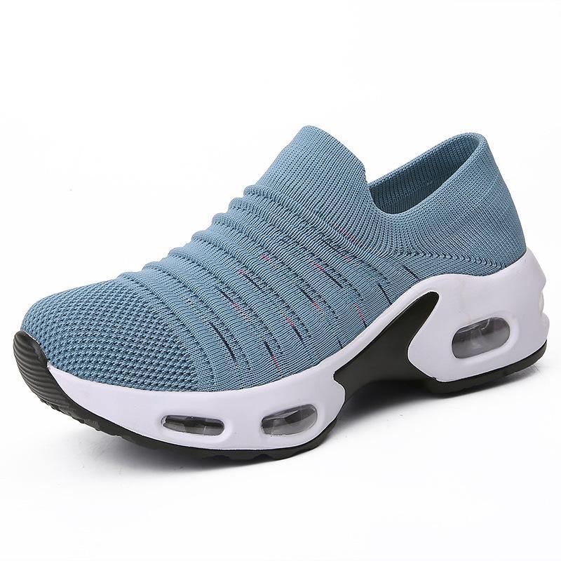 Mujer Letra Patrón Zapatillas de deporte casuales deportivas de tela transpirables - MXbueno