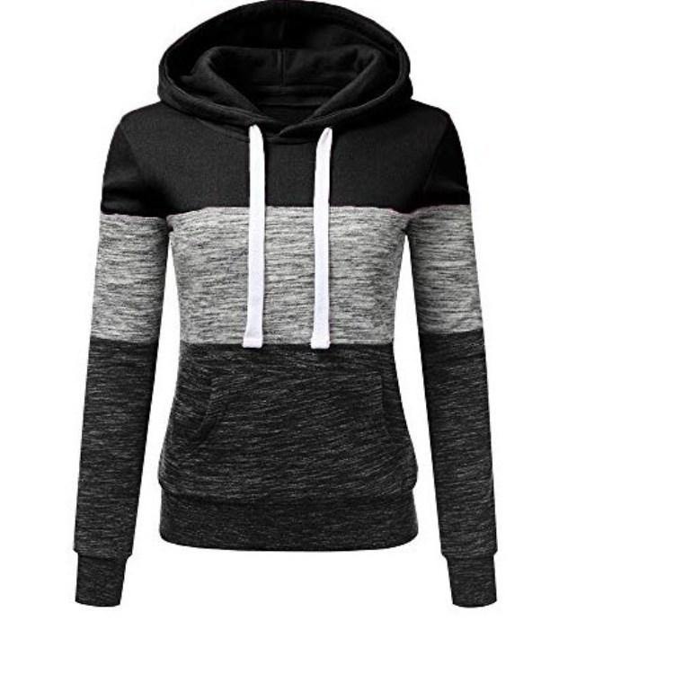 La nueva sudadera con capucha de manga larga color-collage - MXbueno