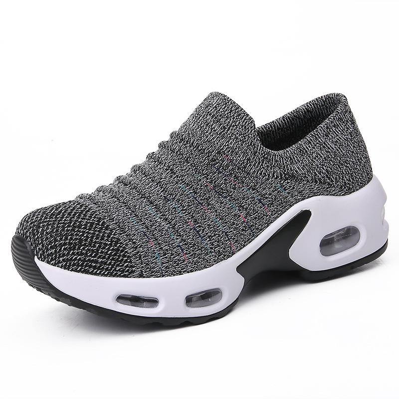 Mujer Letra Patrón Zapatillas de deporte casuales deportivas de tela transpirables - MXbueno