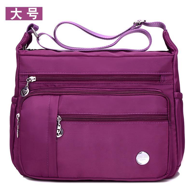 Bolso bandolera deportivo ligero impermeable de nylón para mujeres - MXbueno