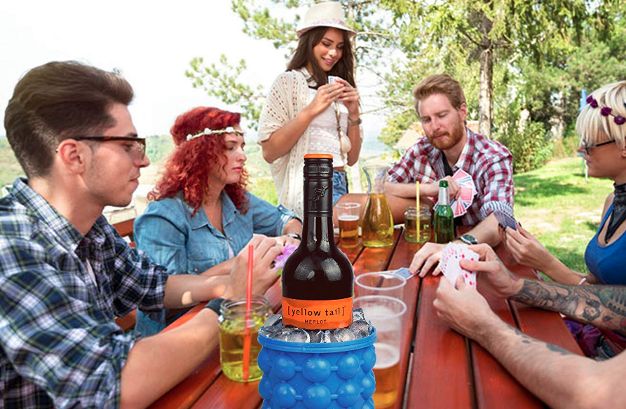 ¡Un creador de cubos de hielo que ahorra espacio!