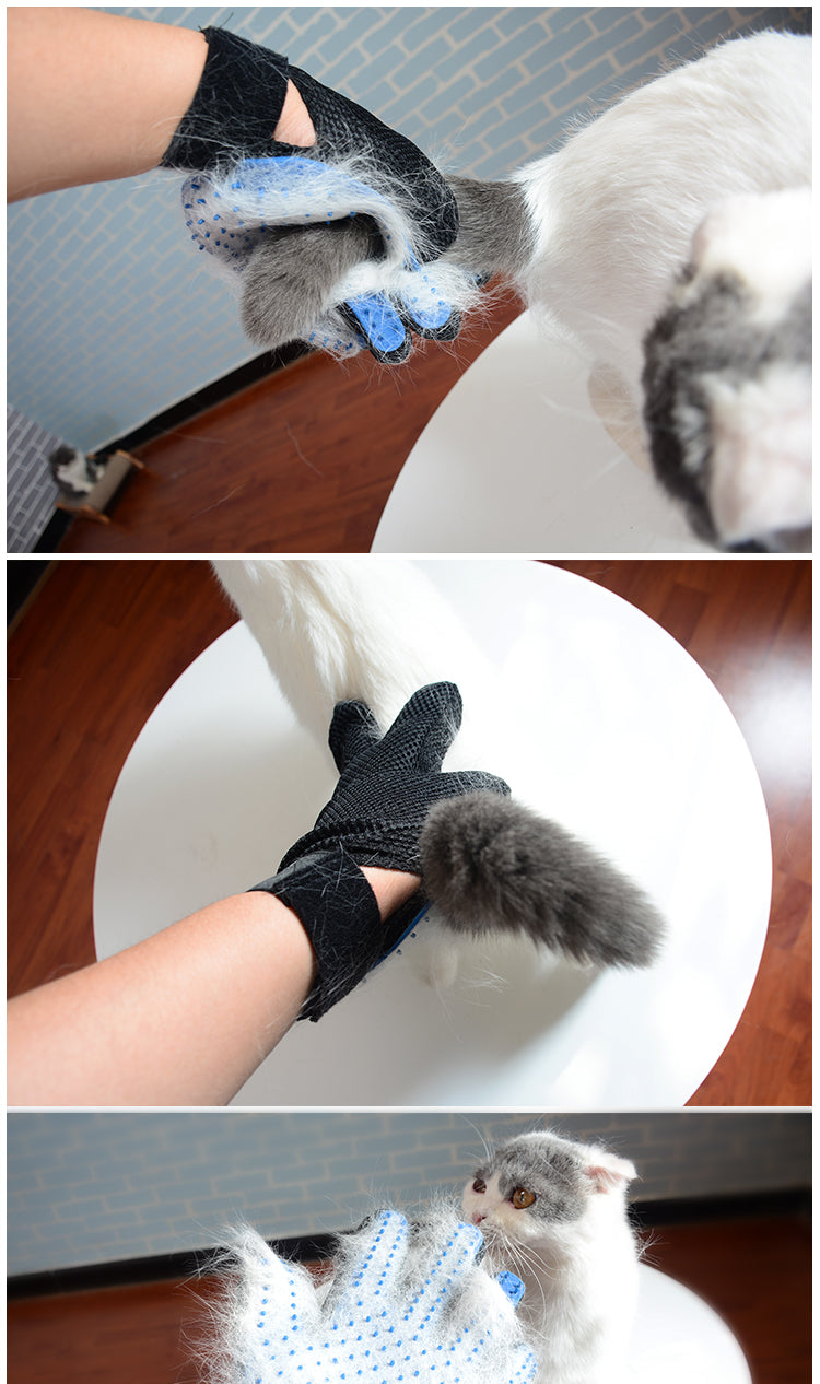 Guante Removedor de Pelo para tu gatito y perrito