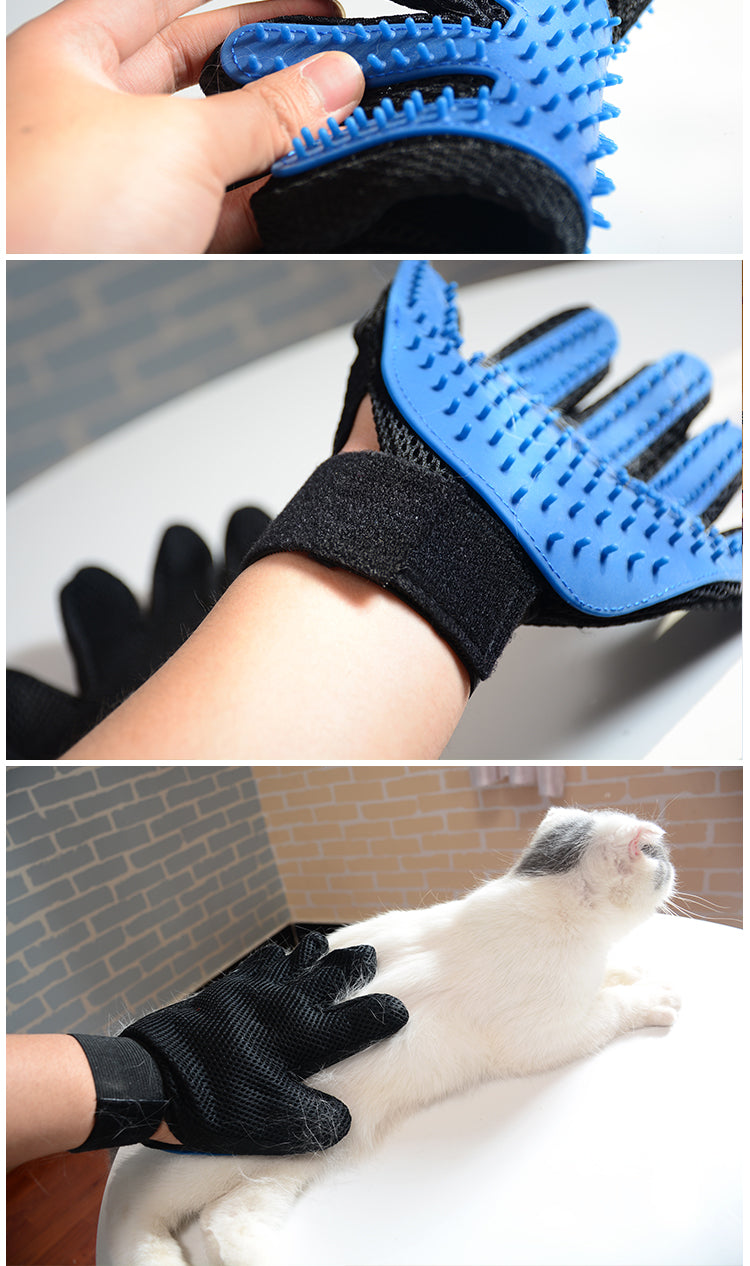 Guante Removedor de Pelo para tu gatito y perrito
