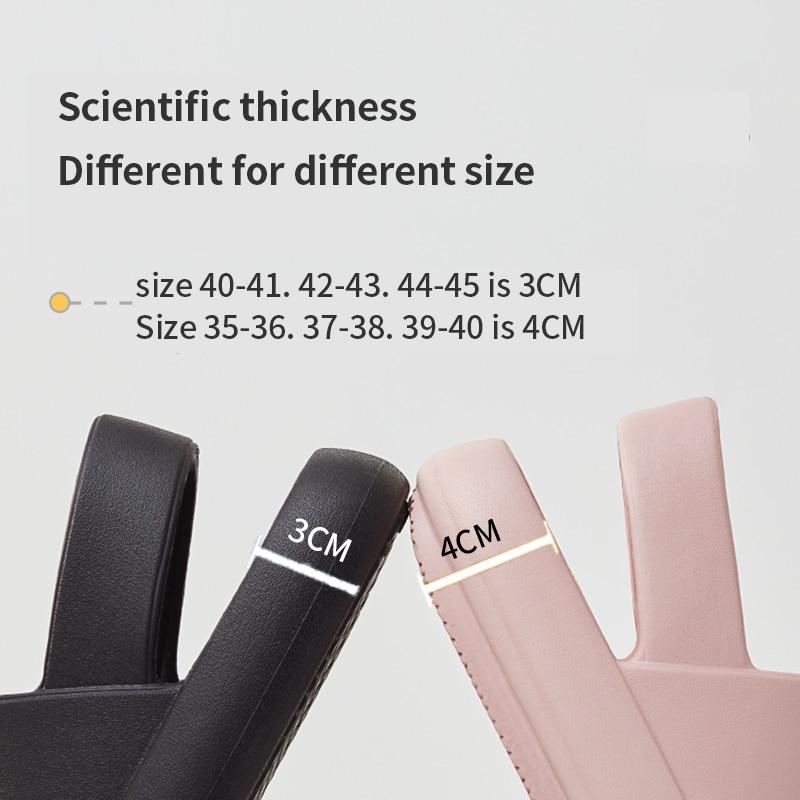 Sandalias antideslizantes de suela gruesa suave de verano para mujer