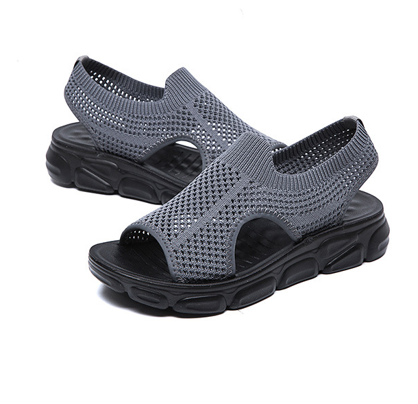 Nuevas sandalias de malla tejida para mujer - MXbueno