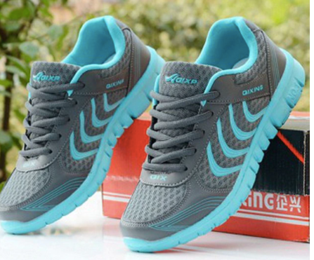 zapatos casuales de malla transpirable sólida de moda - MXbueno