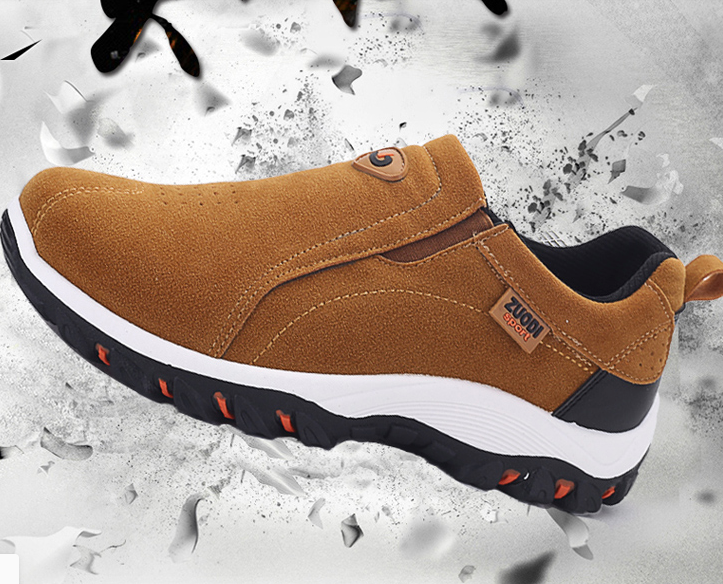 [M-Zapato] Zapatillas deportivas al aire libre impermeables para hombre Athletic Casual Slip-On