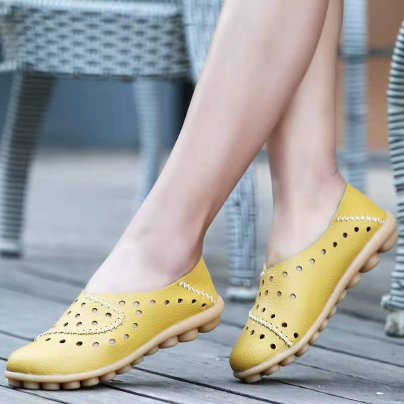 Mocasines De Piel Auténtica Transpirable