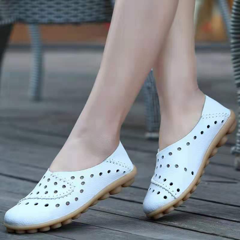 Mocasines De Piel Auténtica Transpirable