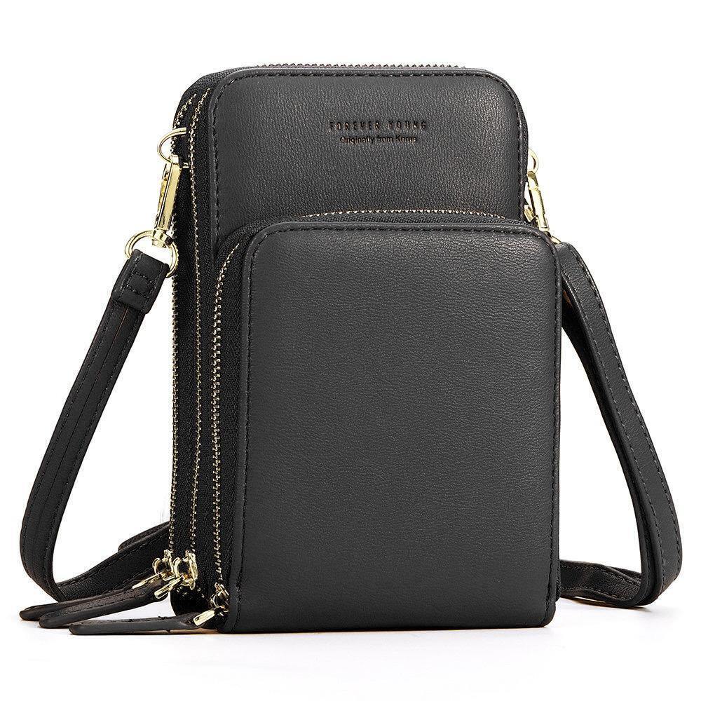 BOLSO DE MANO DE CUERO PU PARA MUJER BOLSO DE TARJETA BOLSO DE TELÉFONO BOLSO BANDOLERA - MXbueno