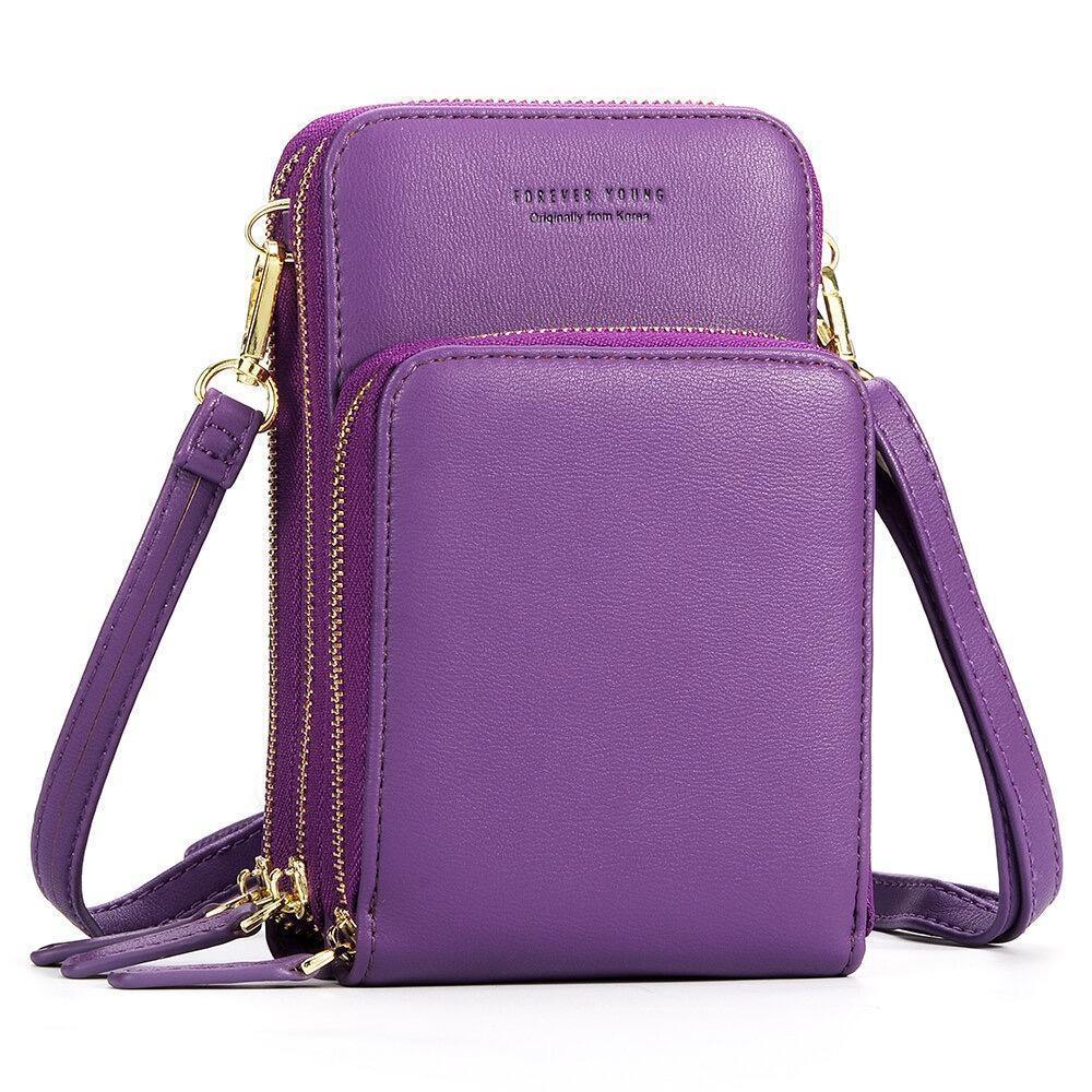 BOLSO DE MANO DE CUERO PU PARA MUJER BOLSO DE TARJETA BOLSO DE TELÉFONO BOLSO BANDOLERA - MXbueno