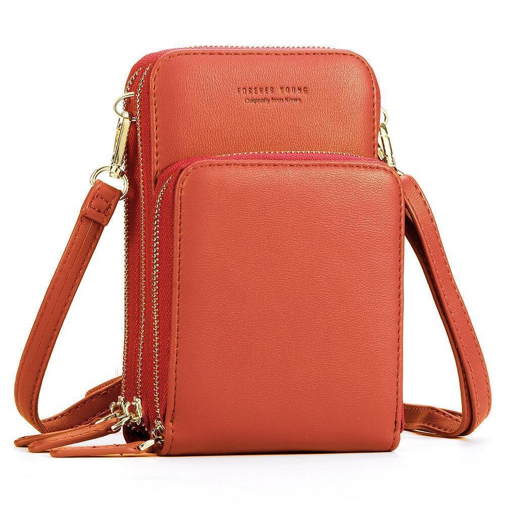 BOLSO DE MANO DE CUERO PU PARA MUJER BOLSO DE TARJETA BOLSO DE TELÉFONO BOLSO BANDOLERA - MXbueno