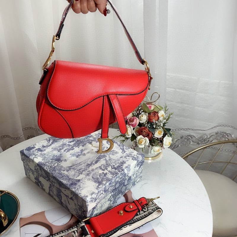 [W-Bolso] Bolso De Cuero Para Mujer, Alforja, Capa Superior, Cuero De Vaca, Bandolera Bordada, Bolso De Mujer