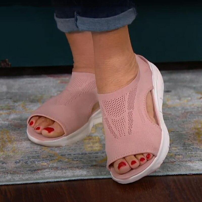 Mesh Platform Summer Mujer Zapatos - MXbueno