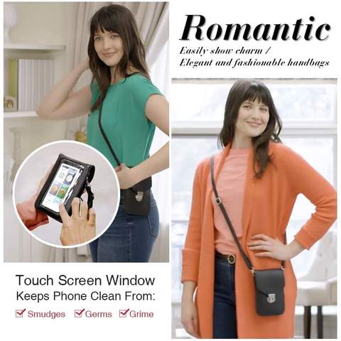 Touchable PU Leather Change Bag