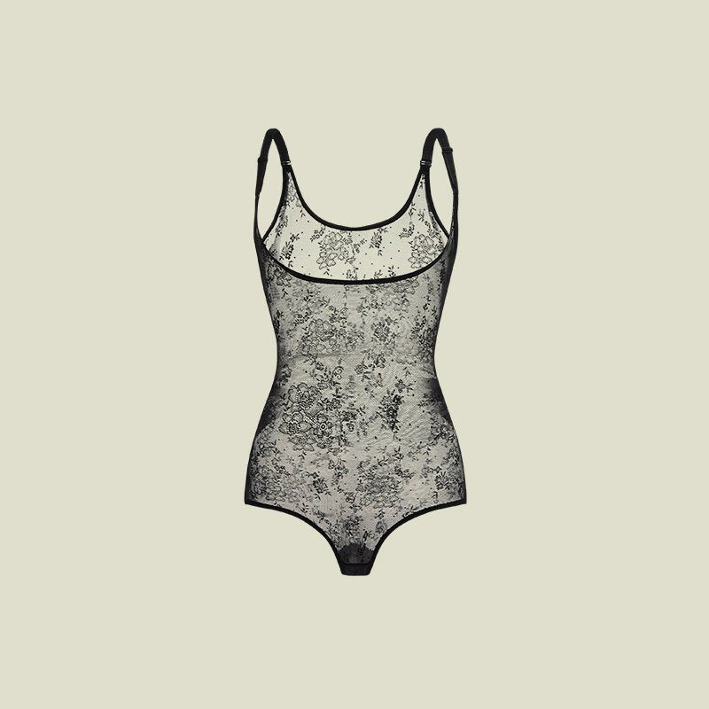 [W-Ropa Interior] Fajas Moldeadoras Clásicas De Encaje De Secado Rápido Ultrafinas De Seda De Hielo