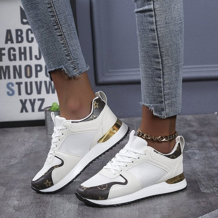 Zapatos Deportivos Ortopédicos Cómodos Con Cordones Para Mujer