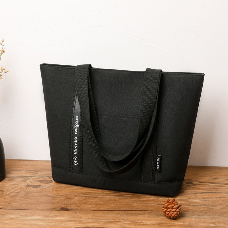 [W-Bolso] Bolso De Lona De Gran Capacidad Para Mujeres