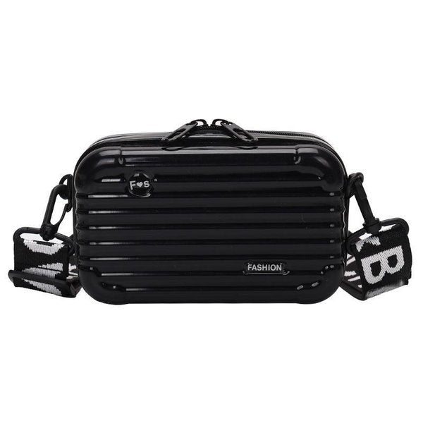 [W-Bolso] Bolso De Mano Cuadrado Con Forma De Estuche De Viaje De Tamaño Mini