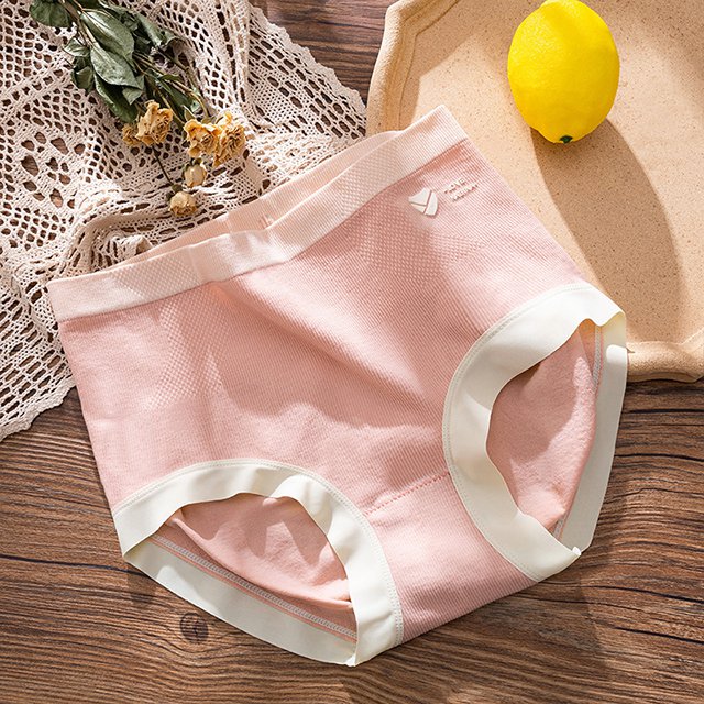 [W-Ropa Interior] Calzoncillos Abdominales Antibacterianos Transpirables De Grafeno De Cintura Alta Para Niñas