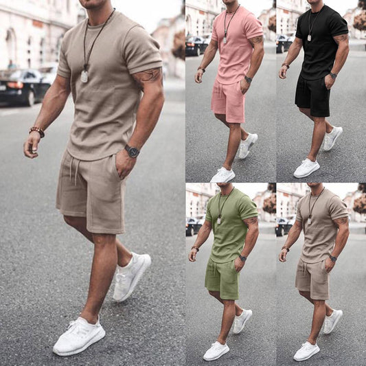 ¡Nueva Llegada! Traje De Dos Piezas Camiseta Y Pantalón Corto