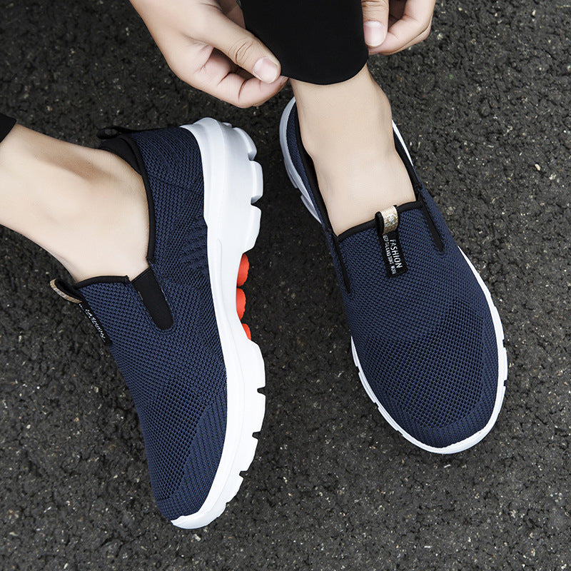 [M-Zapato] Zapatillas De Correr Casuales Transpirables De Malla