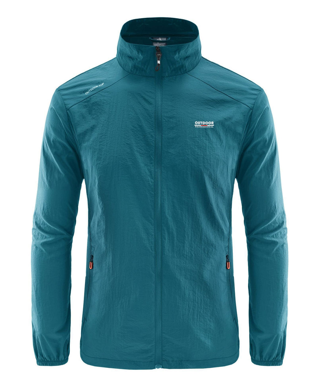 [M-Ropa] Ropa De Protección Solar Con Cuello Alzado Sin Capucha