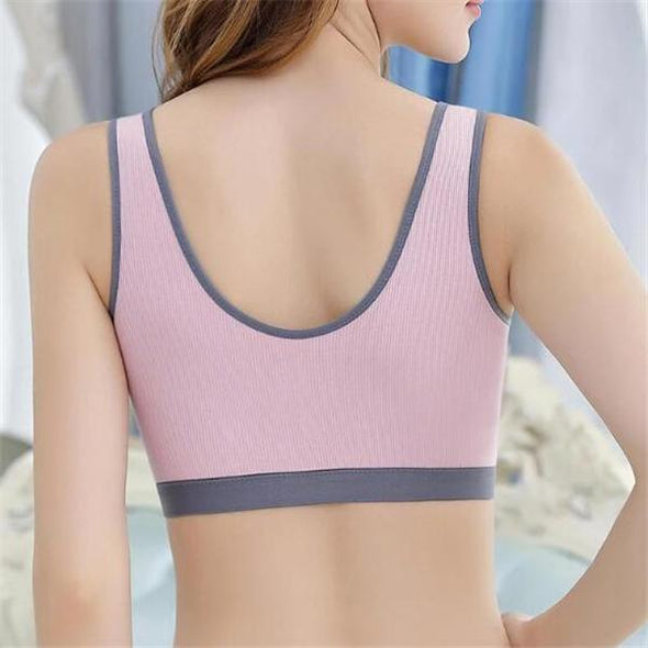 【SUJETADOR DE APOYO A PRESIÓN CERO】 Sujetador Con Cremallera Frontal El Mejor Sujetador Para El Pecho